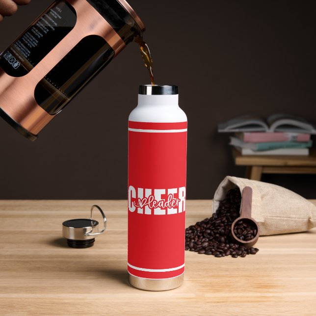 Cheerleader Water Bottle (Coffee (Rotated))