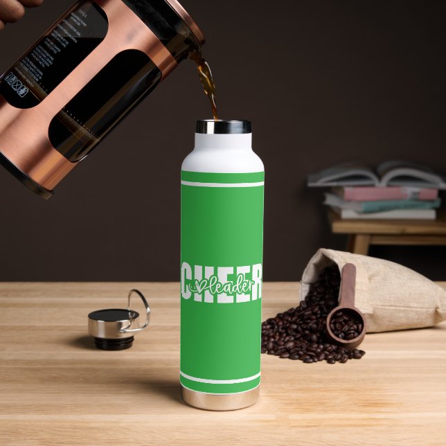 Cheerleader Water Bottle (Coffee (Rotated))