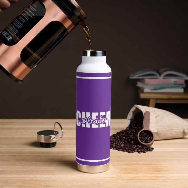 Cheerleader Water Bottle (Coffee (Rotated))