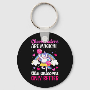 Cheerleaders Are Magical Cheerleading Cheer Cheerl Keychain