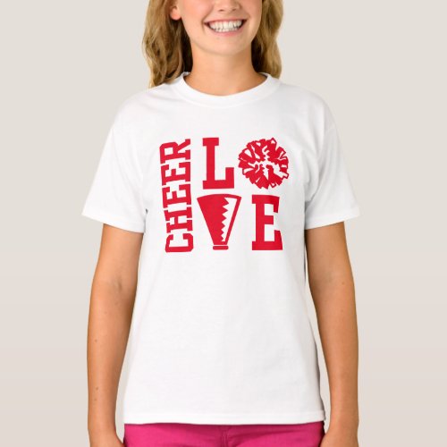 Cheerleaders Cheer Love t_shirt