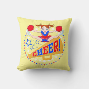 Cheerleaders Cheer Throw Pillow