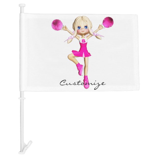 Cheerleaders Gonna Cheer Thunder_Cove Car Flag (Front)