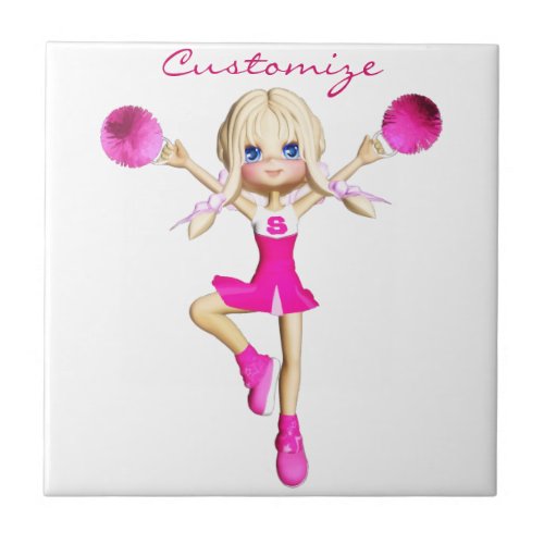 Cheerleaders Gonna Cheer Thunder_Cove Ceramic Tile