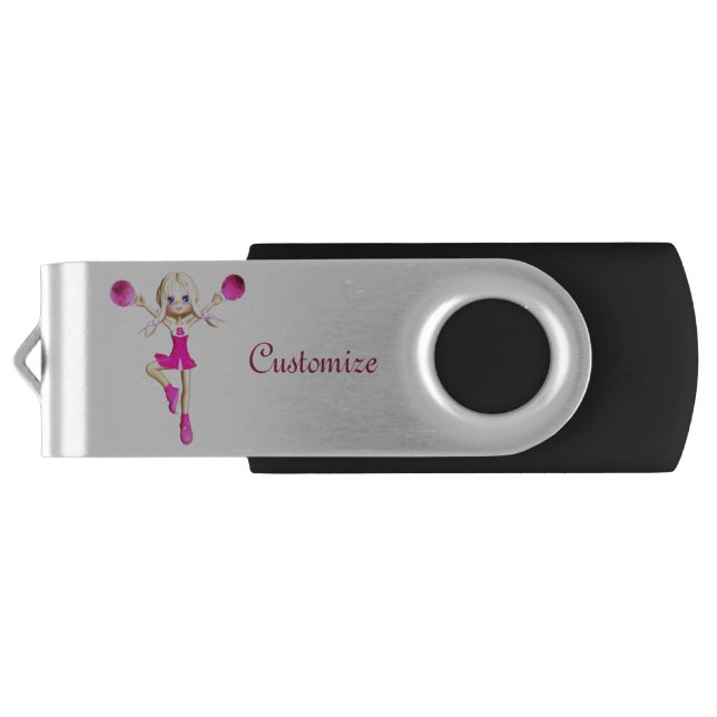Cheerleaders Gonna Cheer Thunder_Cove Flash Drive (Back)