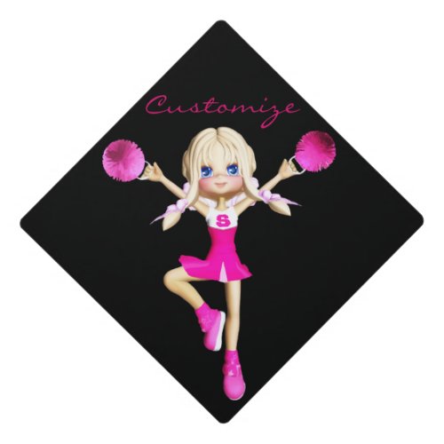 Cheerleaders Gonna Cheer Thunder_Cove Graduation Cap Topper