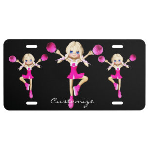 Cheerleaders Gonna Cheer Thunder_Cove License Plate