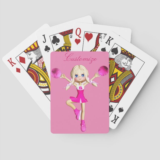Cheerleaders Gonna Cheer Thunder_Cove Poker Cards (Back)