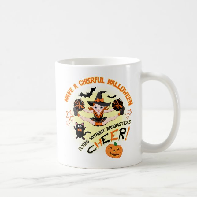 Cheerleader's Halloween Mug (Right)