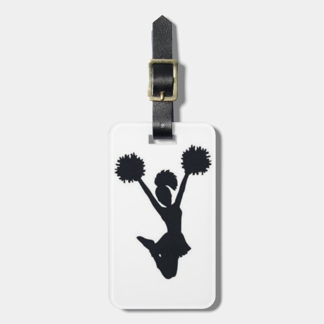 **CHEERLEADER'S** I.D. LUGGAGE OR GOLF TAG (Front Vertical)