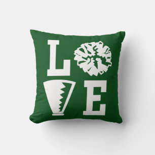 Cheerleaders Love, Green Cheer Cushion
