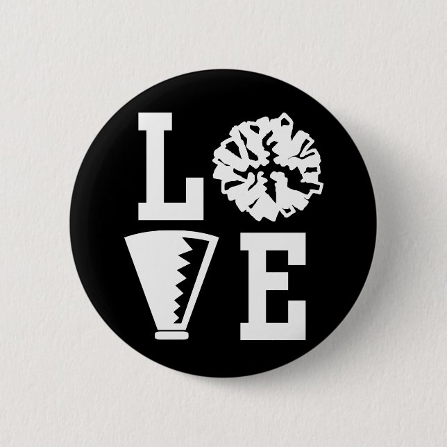 Cheerleaders Love Pinback Button (Front)