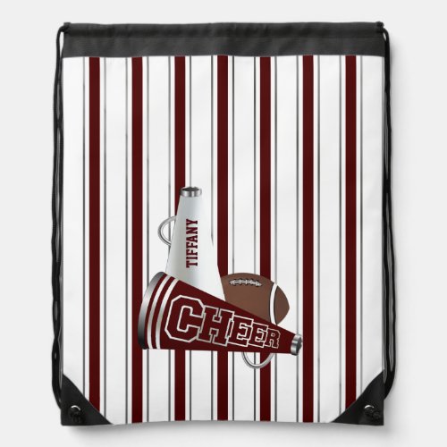 Cheerleaders Megaphone Custom Drawstring Backpack