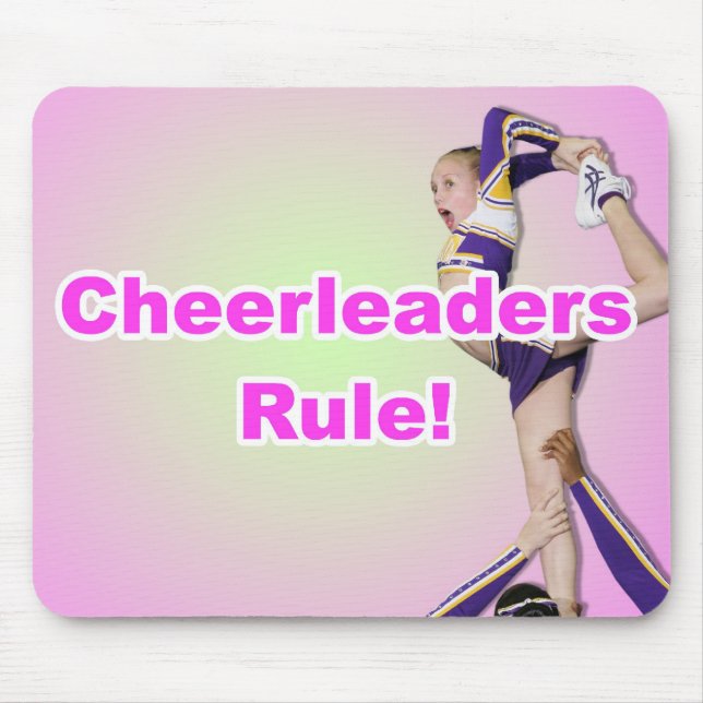 Cheerleaders Rule Mouse Pad (Front)