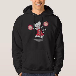 Cheerleaders squad cats - Yuna the pretty girl cat Hoodie