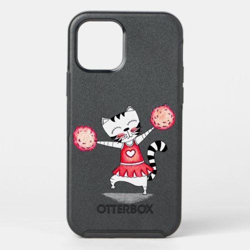 Cheerleaders squad cats _ Yuna the pretty girl cat OtterBox Symmetry iPhone 12 Pro Case