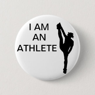 Cheerleading Athlete Button