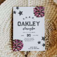 Cheerleading Birthday Invitations | Cheer Party