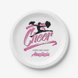 Cheerleading Birthday Paper Plates