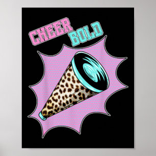 Cheerleading Cheer Bold Funny Cheerleader Poster