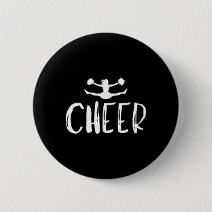 Cheerleading Cheer Coach Mom Dad Cheerleader For G Button
