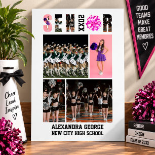 Cheerleading Cheer Graduation Senior Night Poster