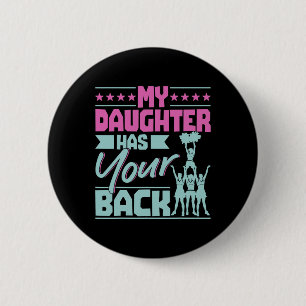 Cheerleading Cheer Mom Ckspot - My Daughter Has Yo Button
