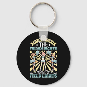 Cheerleading Cheer Quote Footll Stadium Dance Pom Keychain