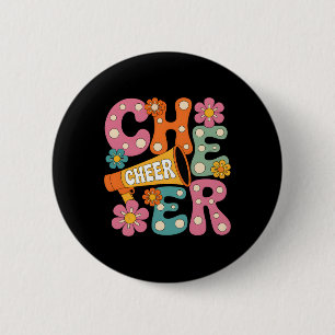 Cheerleading Cheer Team Cheerleader _1 Button