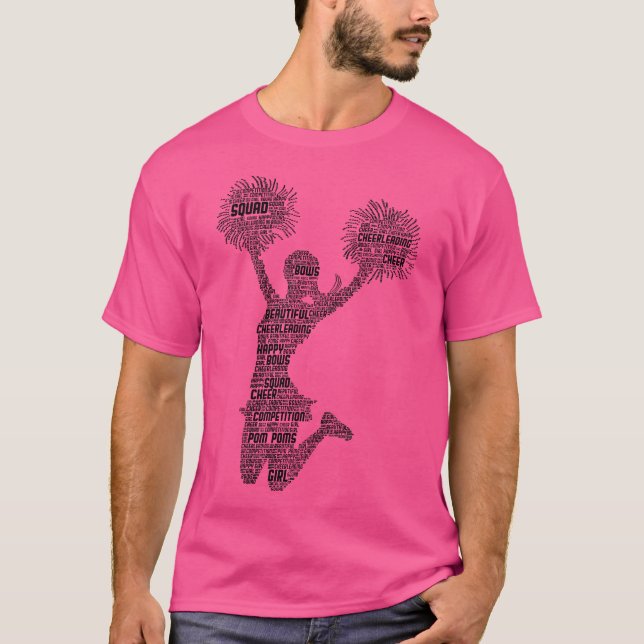Cheerleading Cheerleader Cheer Girl Youth Squad Te T-Shirt (Front)