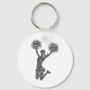 Cheerleading Cheerleader Cheer Girls Keychain