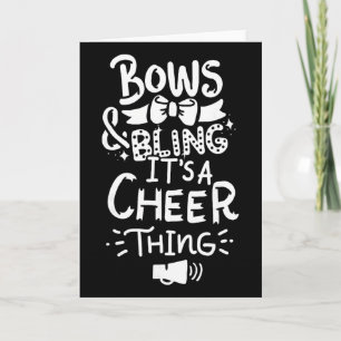 Cheerleading Cheerleader Footll Gift Small Card