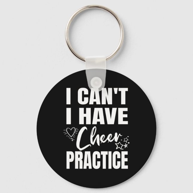 Cheerleading Cheerleader Stuff Cheer Squad Practic Keychain (Front)