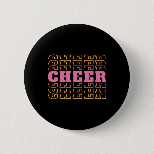 Cheerleading Cheerleaders  Button (Front)
