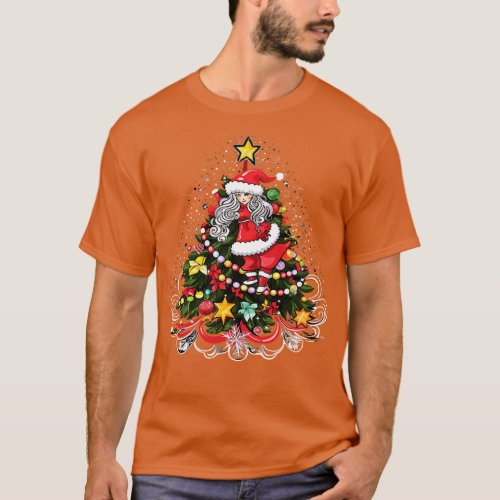 Cheerleading Christmas T_Shirt