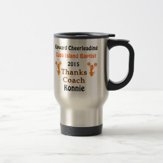 Cheerleading Coach Gifts Mug, 5 Text Box Templates Travel Mug