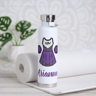 Cheerleading Customizable Water Bottle