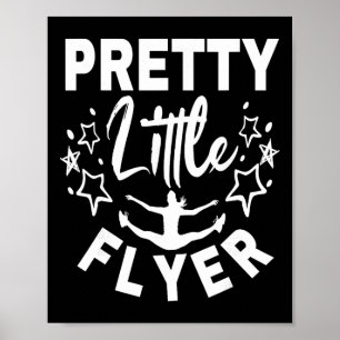 Cheerleading Cute Cheer Pretty Little Flyer Cheerl Poster