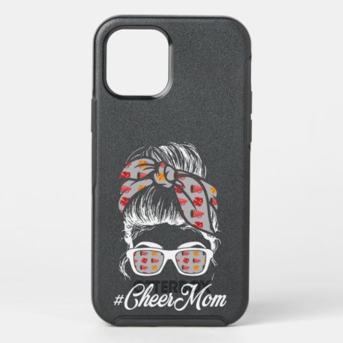 Cheerleading Cute Mom Cute Bun Hair Hair Messy Mes OtterBox Symmetry iPhone 12 Pro Case