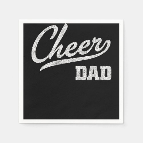 Cheerleading Dad Gift Proud Cheer Dad  Napkins