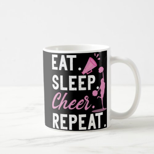 Cheerleading Dance Cheerleader Girls Eat Sleep Che Coffee Mug