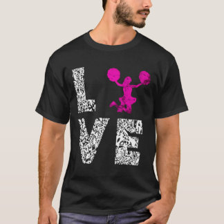 Cheerleading Dancing Cheer Team Love Choreography  T-Shirt