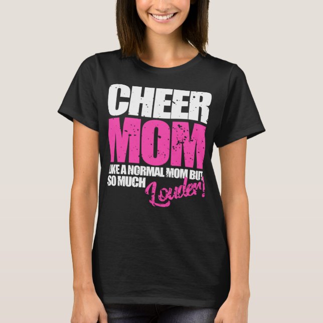 Cheerleading Funny Cheer Mama T-Shirt (Front)
