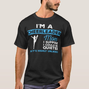 Cheerleading Funny Cheerleader Mom Gift T-Shirt
