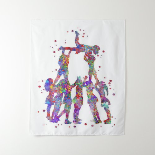 Cheerleading Funny Cute Gift  Perfect Gift Idea Tapestry