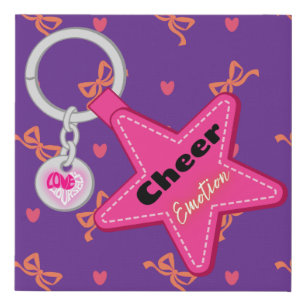Cheerleading Gift Faux Canvas Print