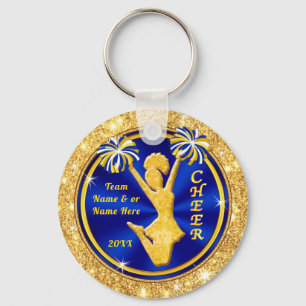 Cheerleading Gift Ideas CHEAP, 2 Sided, Cheer Keychain