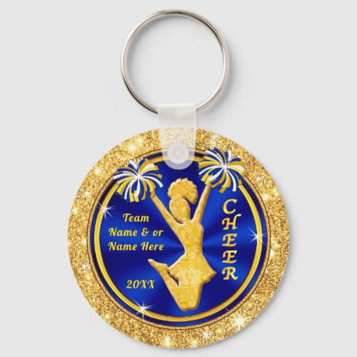 Cheerleading Gift Ideas CHEAP 2 Sided Cheer Keychain