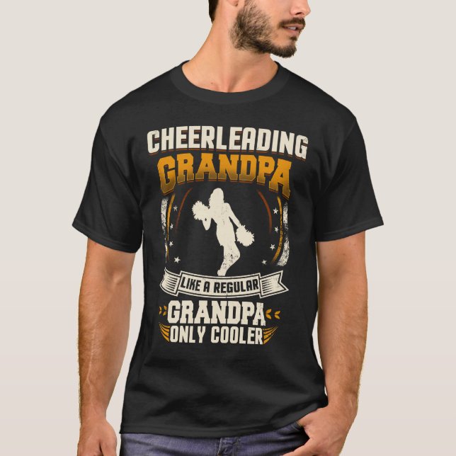 Cheerleading Grandpa Regular Grandpa Only Cooler T-Shirt (Front)