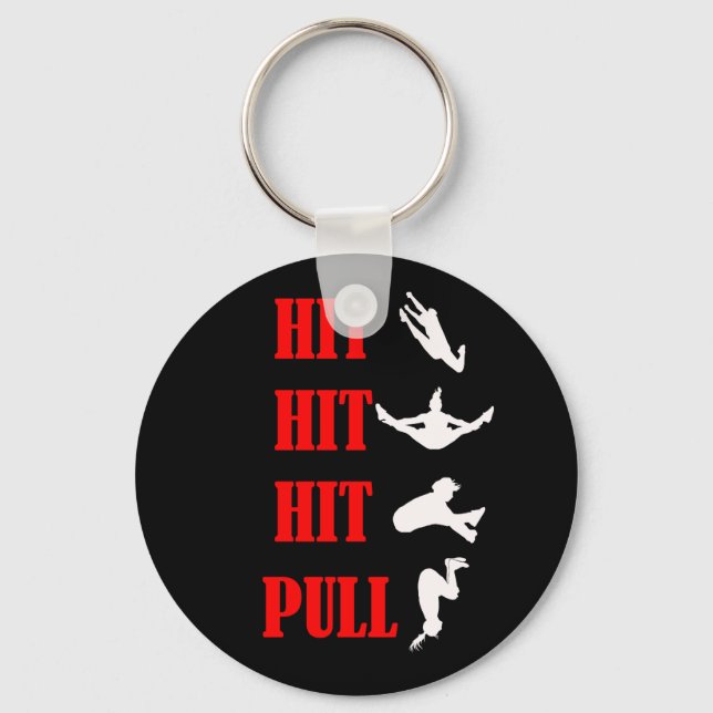 Cheerleading Jump Combo Key Chain (Front)